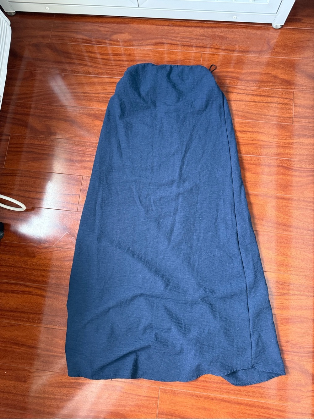 Zara navy linen dress